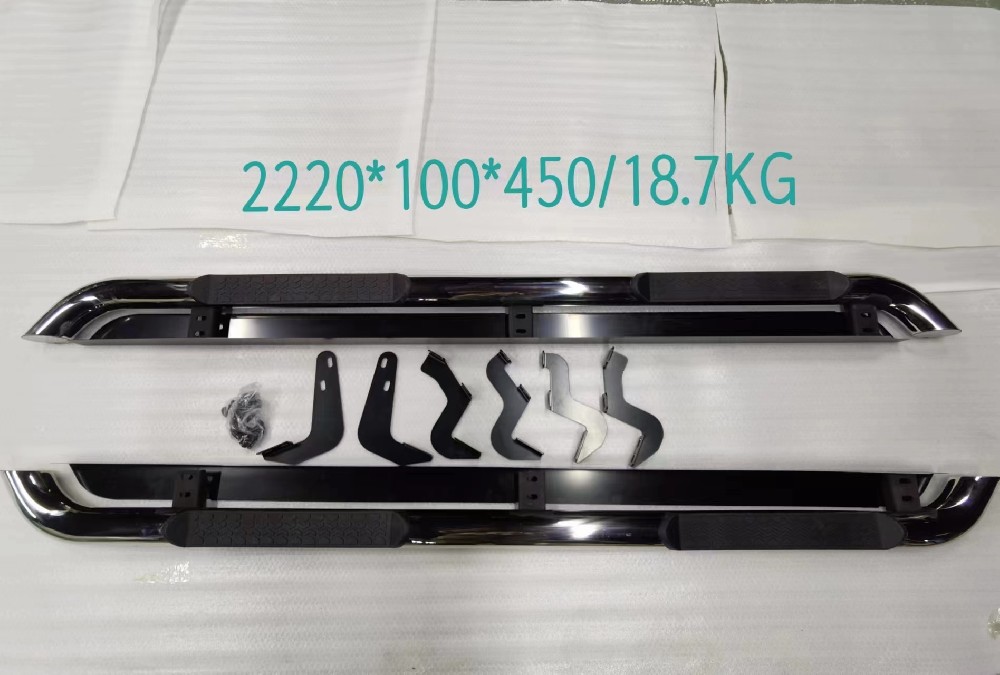 Running Board Side Step Black Steel Side Step Fit for Toyota Hilux Vigo 2005-2014