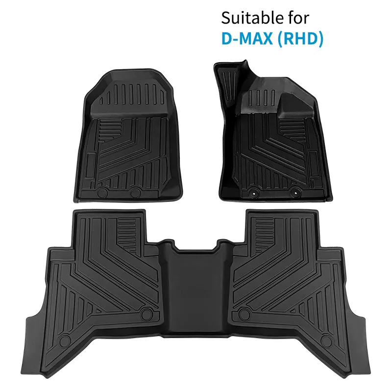 TPE 3D Non-skid Car Floor For ISUZU D-MAX 2021-2023 RHD