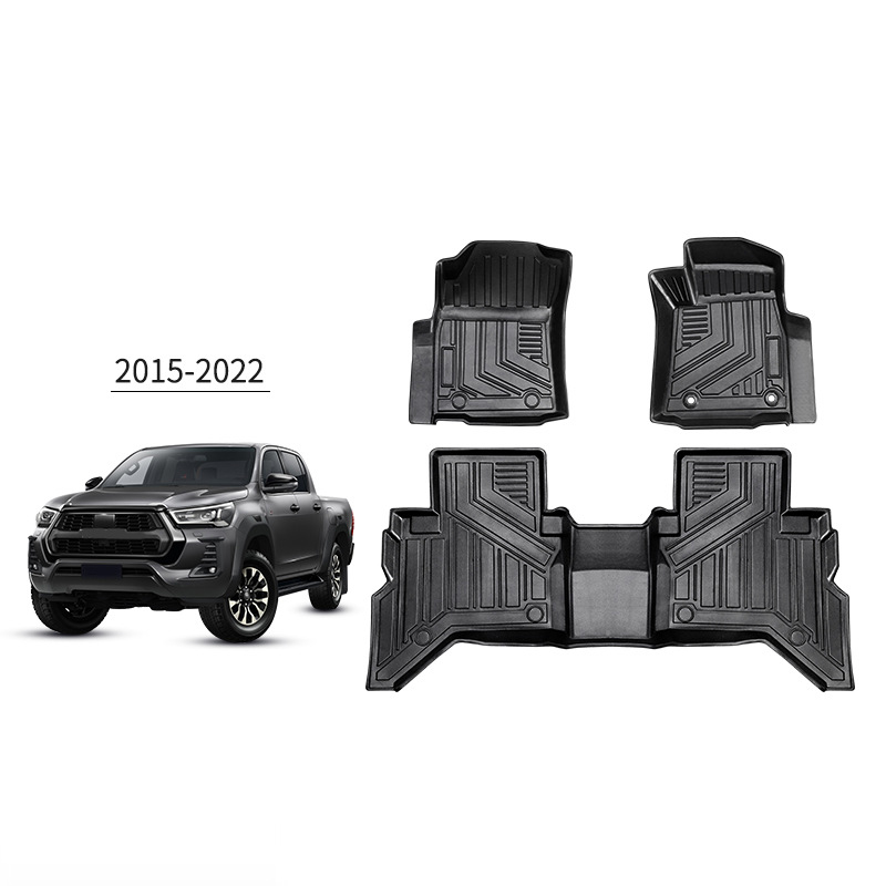 3D TPE Car Floor For Toyota Hilux Revo 2015-2022 (RHD)